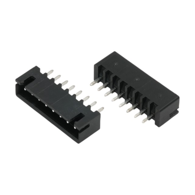 CON.T.B.2.50MM 8PIN(1X8) THT V/T MALE BLACK - L-KLS1-2.50-08-SB