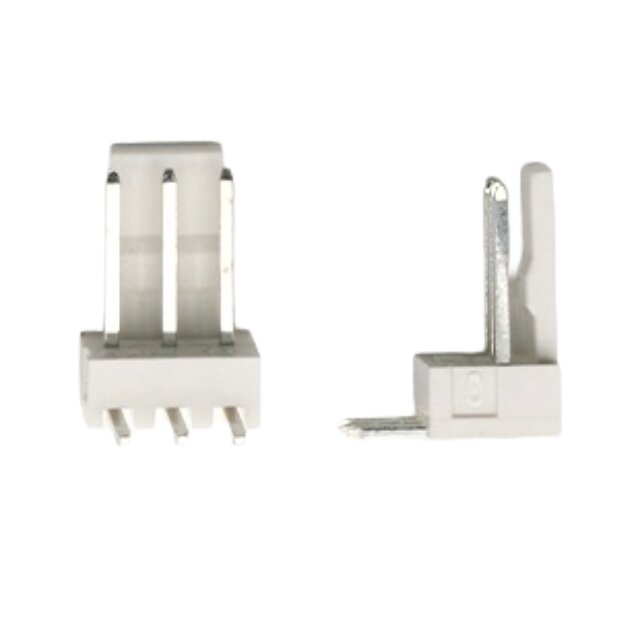 CON.T.B.2.54MM 3PIN (1X3) THT R/A MALE WHITE KLS - L-KLS1-2.54-03-R2