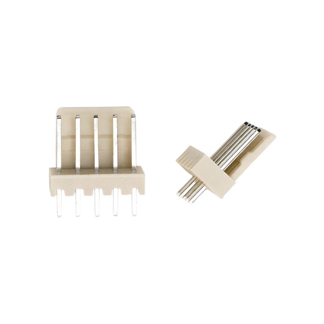 CON.T.B.2.54MM 5PIN 180C MALE WHITE - L-KLS1-2.54-05-S