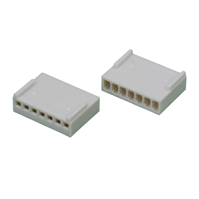 CON.T.B.2.54MM 7PIN 180C FEMALE IVORY - L-KLS1-2.54-07-H-IVORY