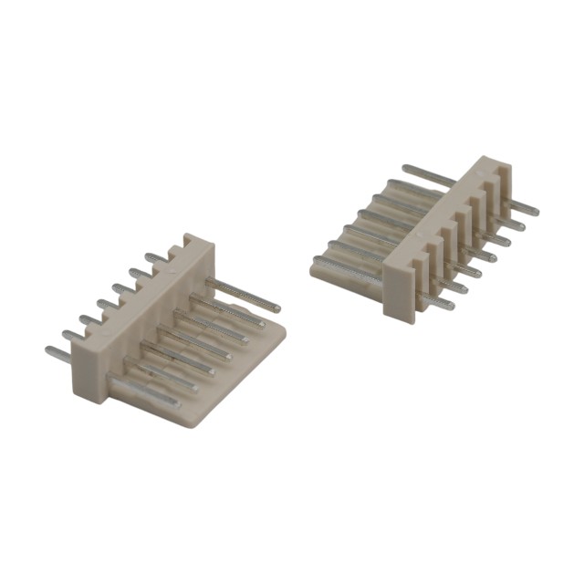 CON.T.B.2.54MM 7PIN(1X7)THT V/T MALE WHITE - L-KLS1-2.54-07-S