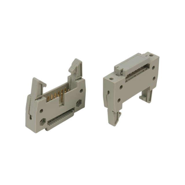 CON.IDC BOX HEADER LOCKED 14PIN(2x7)GRAY W/O EARS - L-KLS1-201Y-14-G-N