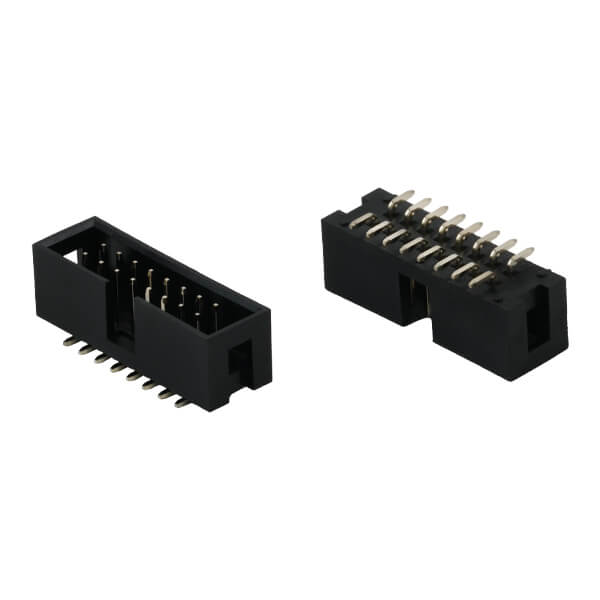 BOX HEADER 16PIN(2x8) 2.54mm SMT V/T MALE WITH CAP