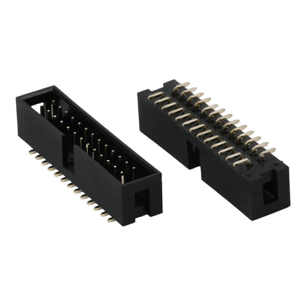 BOX HEADER 26PIN(2x13) 2.54mm SMT V/T MALE W/CAP - L-KLS1-202-26-TC-B-R