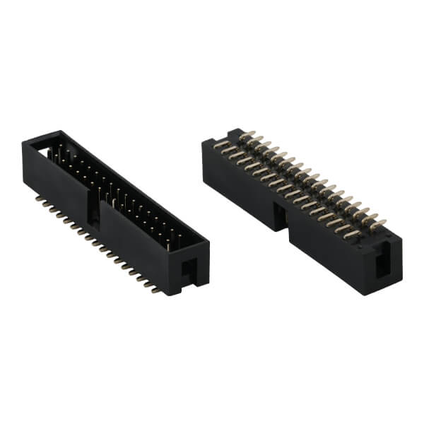 BOX HEADER 34PIN(2x17) 2.54mm SMT V/T MALE W/CAP - L-KLS1-202-34-TC-B-R