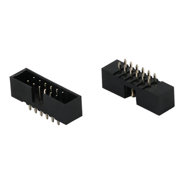 BOX HEADER 12PIN(2x6) 2.00mm THT V/T MALE BLACK - L-KLS1-202B-12-S-B
