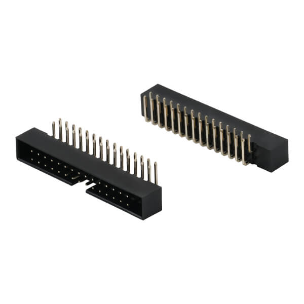 BOX HEADER 15PIN(2x15) 2.00mm THT R/A MALE BLACK - L-KLS1-202B-30-R-B