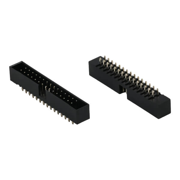 BOX HEADER 15PIN(2x15) 2.00mm THT V/T MALE BLACK - L-KLS1-202B-30-S-B
