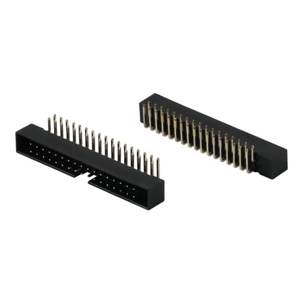 BOX HEADER 34PIN(2x17) 2.00mm THT R/A MALE BLACK - L-KLS1-202B-34-R-B