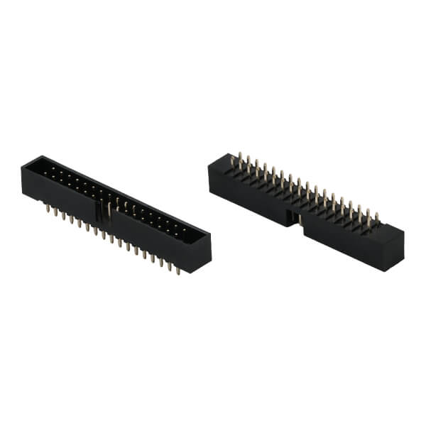 BOX HEADER 34PIN(2x17) 2.00mm THT V/T MALE BLACK - L-KLS1-202B-34-S-B