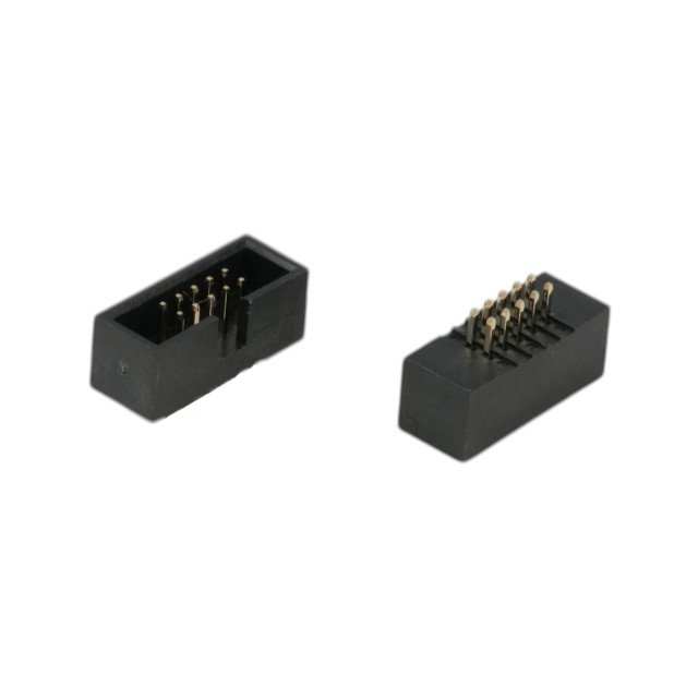 BOX HEADER 10PIN(2x5) 1.27mm THT V/T MALE BLACK - L-KLS1-202C-10-S-B