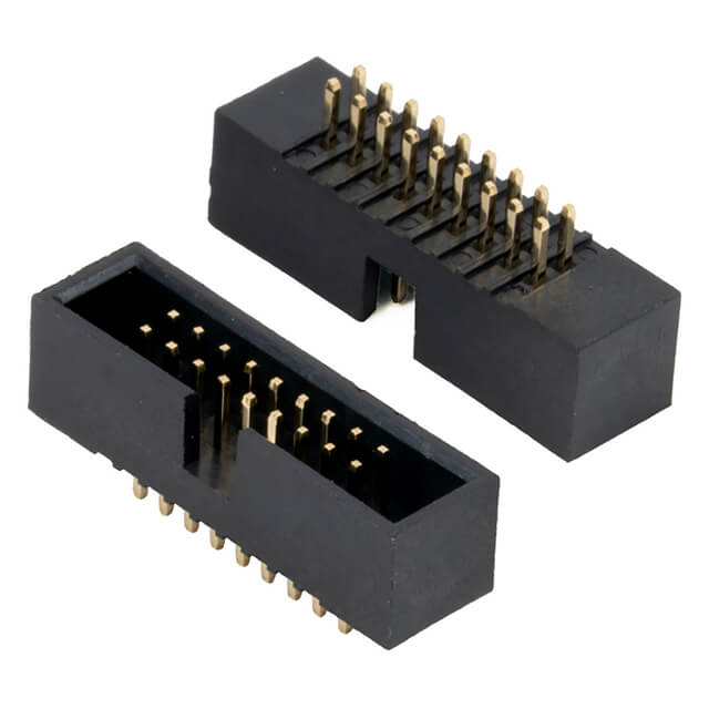 BOX HEADER 18PIN(2x9) 1.27mm THT V/T MALE BLACK - L-KLS1-202C-18-S-B