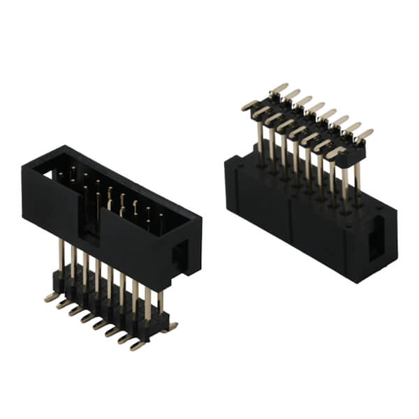 BOX HEADER 16PIN(2X8) 2.54MM SMT V/T LONG PIN 21MM - L-KLS1-202K1-16-T-B-21X9