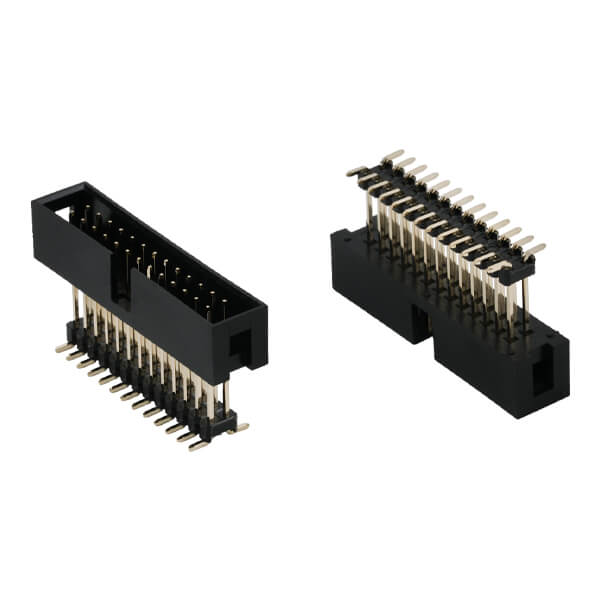 BOX HEADER 26PIN(2X13) 2.54MM SMT V/T LONG PIN 21M - L-KLS1-202K1-26-T-B-21X9