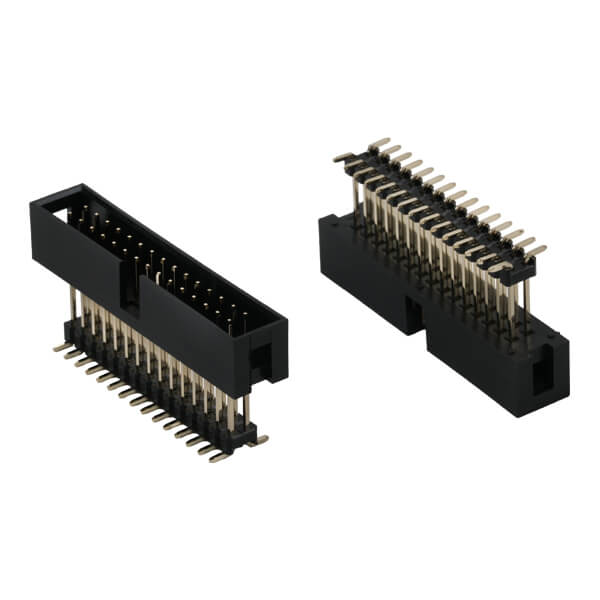 BOX HEADER 30PIN(2X15) 2.54MM SMT V/T LONG PIN 21M - L-KLS1-202K1-30-T-B-21X9