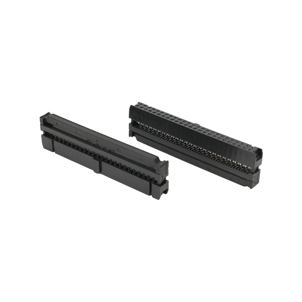 KLS ELECTRONIC L-KLS1-204-50-B CONNECTOR IDC 50PIN (2x25) 180C BLACK