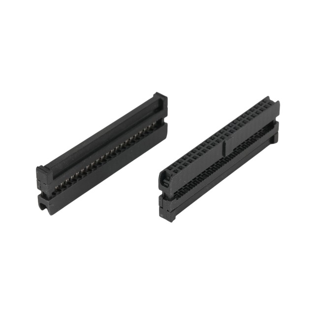 CONNECTOR IDC 44PIN(2x22) 2.0MM BLACK ROHS KLS - L-KLS1-204B-44-B