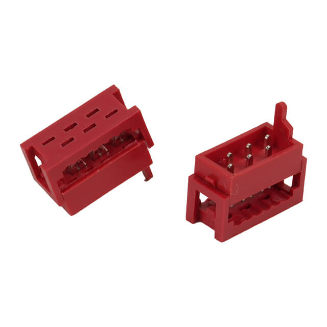CONNECTOR 2.54MM 6PIN MICRO MATCH RED IDC TYPE - L-KLS1-204E-06-R