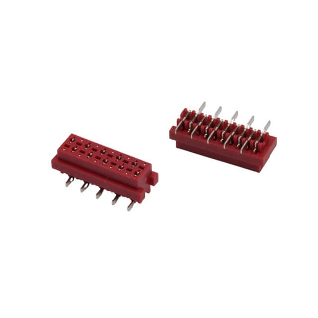 L-KLS1-204G-10-R-TC - MICRO MATCH THT V/T 10PIN(2x5) 2.54mm FEMALE RED