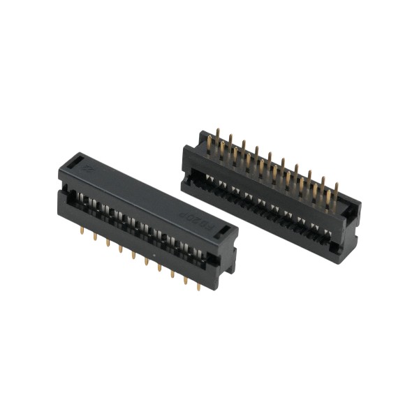 KLS ELECTRONIC L-KLS1-205-20-B CONNECTOR TRANSITION DIP PLUG 2.54MM 20PIN BLACK