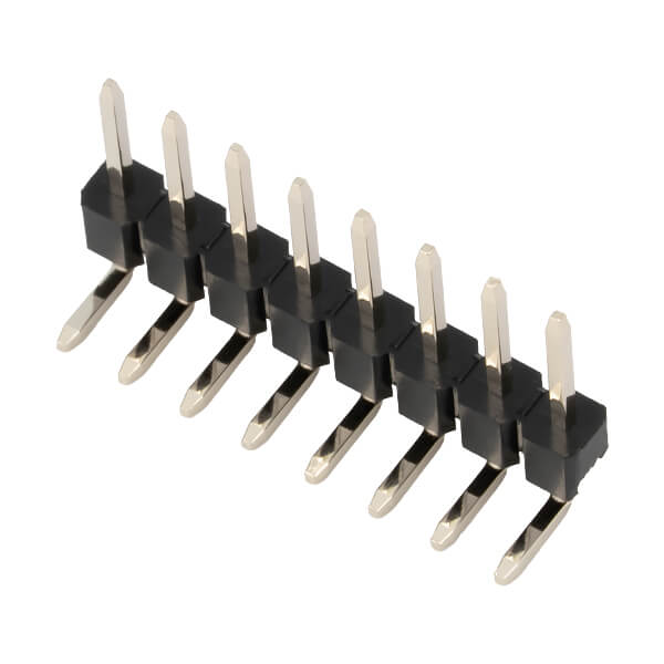 PIN HEADER 8PIN(1x8) 2.54mm THT R/A - L-KLS1-207-1-08-R2