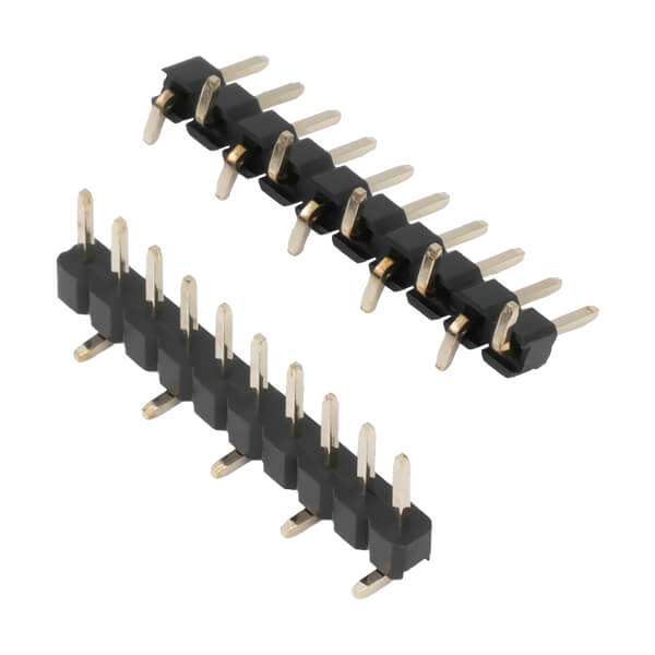PIN HEADER 10PIN(1x10) 2.00mm SMT V/T W/ CAP - L-KLS1-207B-1-10-T2C