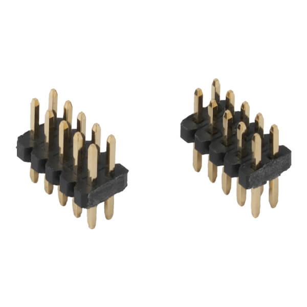 PIN HEADER 10PIN(2x5)1.27mm THT V/T 2.20X2.70X5.9 - L-KLS1-207C-1.00-2-10-S1