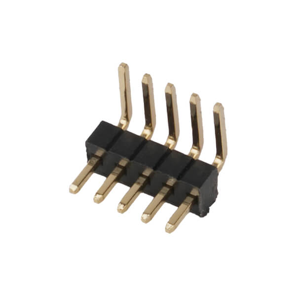 PIN HEADER 5PIN(1x5) 1.27mm THT R/A 2.20X2.70X5.90 - L-KLS1-207C-1.50-1-05-R1