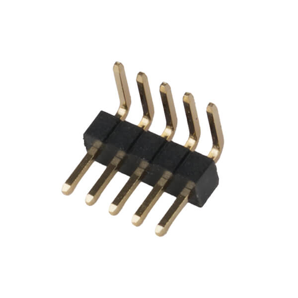 PIN HEADER 5PIN(1x5) 1.27mm THT R/A 2.20X2.70X5.90 - L-KLS1-207C-1.50-1-05-R2