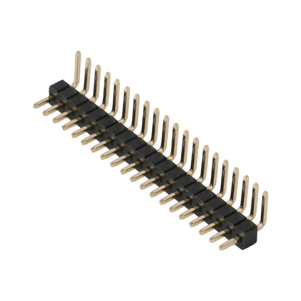 PIN HEADER 20PIN(1x20)1.27mm THT R/A 2.20X2.70X5.9 - L-KLS1-207C-1.50-1-20-R1