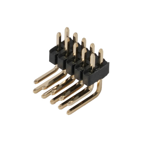 PIN HEADER 10PIN(2x5)1.27mm THT R/A 2.20X2.70X5.9 - L-KLS1-207C-1.50-2-10-R2