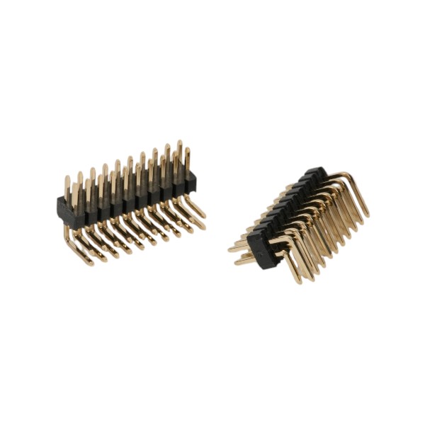 KLS ELECTRONIC L-KLS1-207C-1.50-2-20-R1 PIN HEADER 20PIN(2x10)1.27mm THT R/A 2.20X2.70X5.9