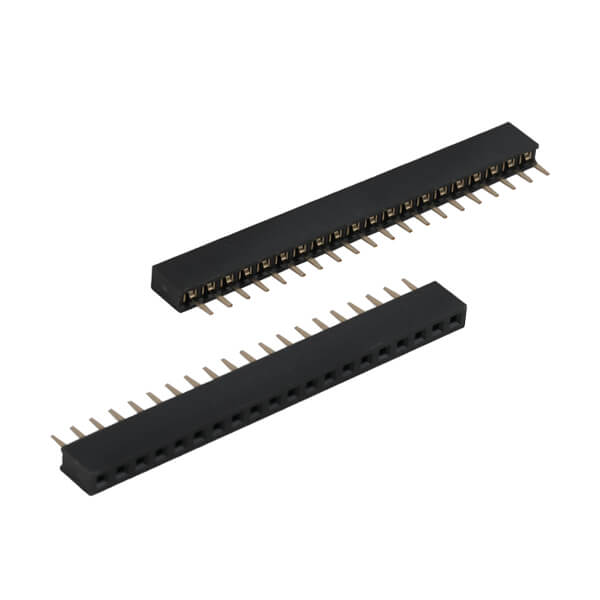 FEMALE HEADER 20PIN(1x20) 2.00mm THT V/T TRAY