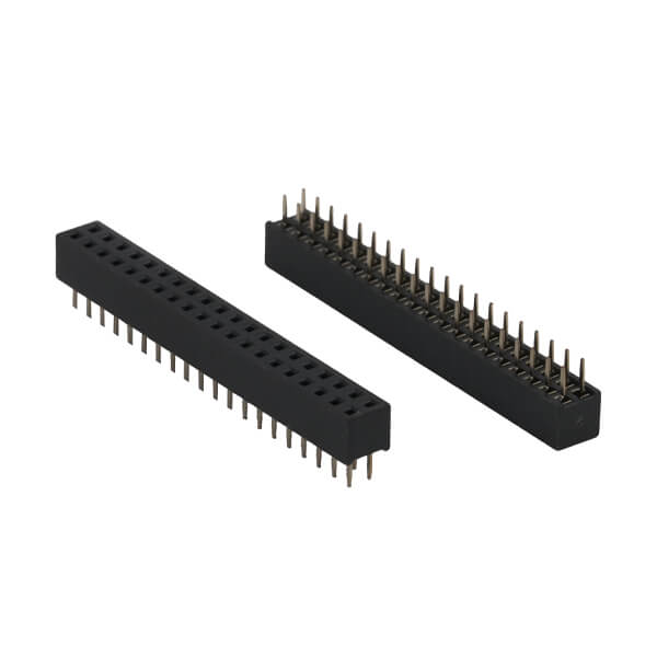 KLS ELECTRONIC L-KLS1-208B-4.3-2-40-S FEMALE HEADER 40PIN(2x20) 2.00mm THT V/T TRAY