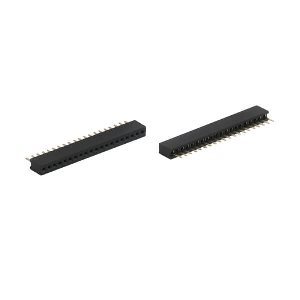 FEMALE HEADER 20PIN(1x20) 1.27mm THT V/T H:3.40MM - L-KLS1-208C-3.4-1-20-S-B