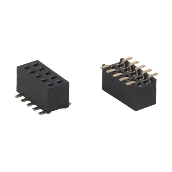 KLS ELECTRONIC L-KLS1-208C-3.4-2-10-TCT FEMALE HEADER 10PIN(2x5) 1.27mm SMT V/T TUBE + CAP