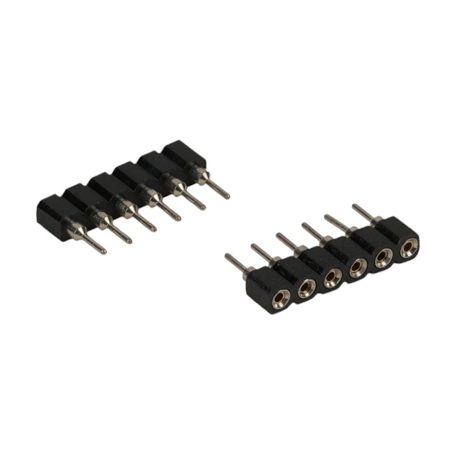 FEMALE HEADER 2.54MM 6PIN(1X6) THT V/T MACHINE PIN - L-KLS1-209-3.0-1-06-S-Y