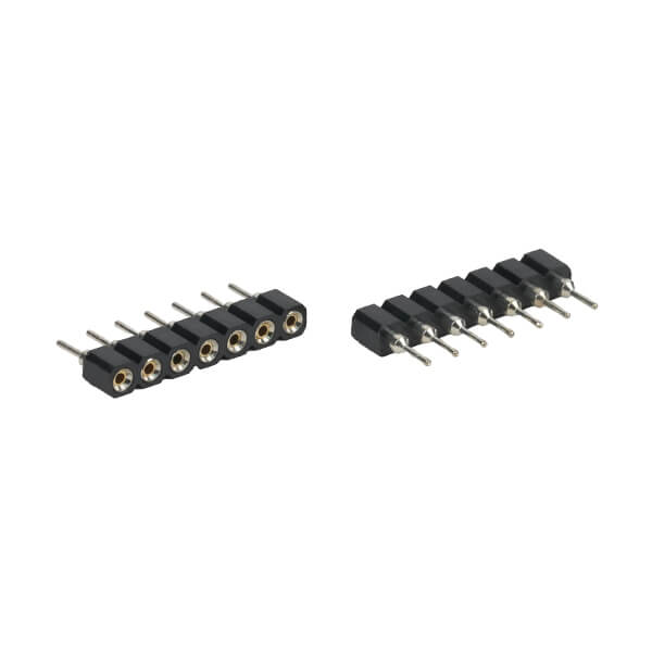 FEMALE HEADER 2.54MM 7PIN(1X7) THT V/T MACHINE PIN - L-KLS1-209-3.0-1-07-S-Y