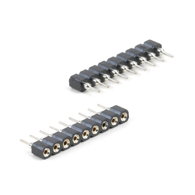 FEMALE HEADER 2.54MM 9PIN(1X9) THT V/T MACHINE PIN - L-KLS1-209-3.0-1-09-S-Y