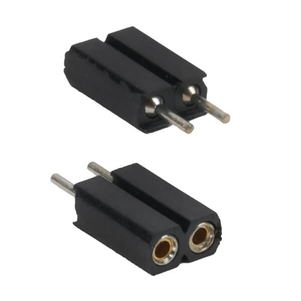 FEMALE HEADER 2.54MM 2PIN(1X2) THT V/T MACHINE PIN - L-KLS1-209-7.0-1-02-S-Y