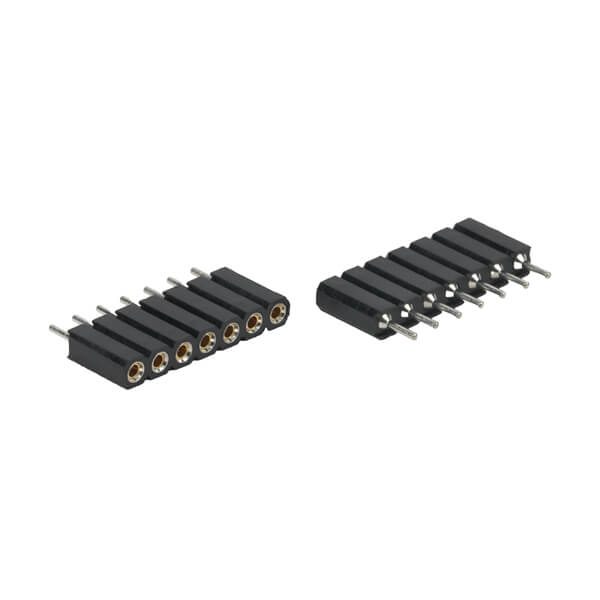 FEMALE HEADER 2.54MM 7PIN(1X7) THT V/T MACHINE PIN - L-KLS1-209-7.0-1-07-S-Y