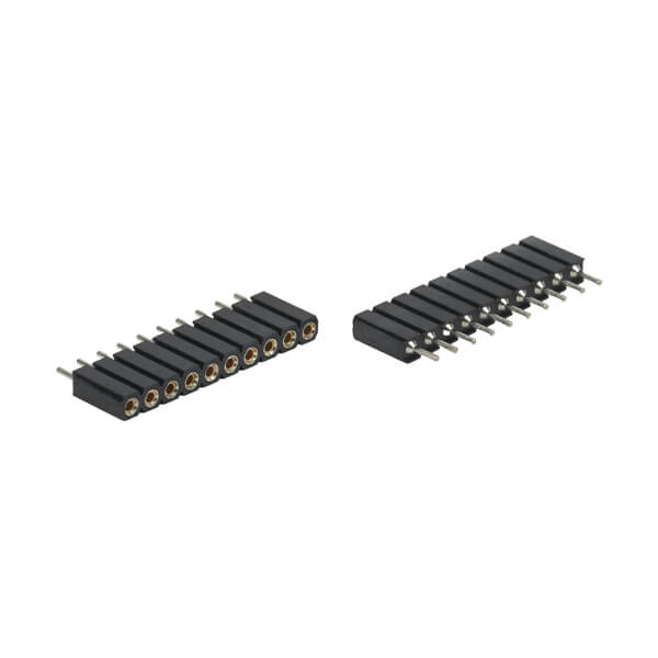 FEMALE HEADER 2.54MM 8PIN(1X8) THT V/T MACHINE PIN - L-KLS1-209-7.0-1-08-S-Y