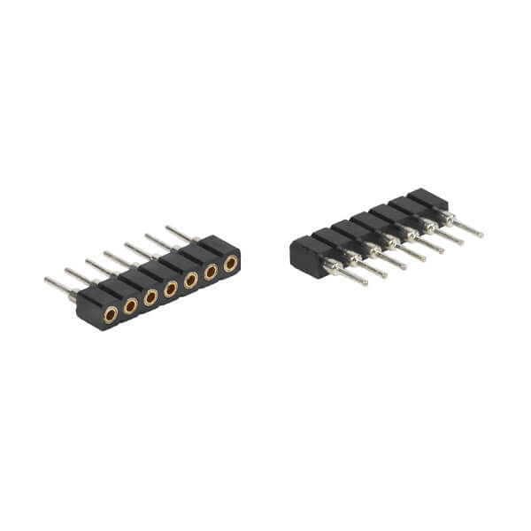 FEMALE HEADER 7PIN(1x7) 2.00mm THT V/T MACHINE PIN - L-KLS1-209B-1-07-S-Y