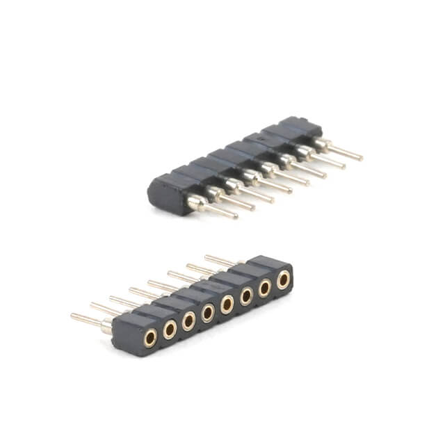FEMALE HEADER 8PIN(1x8) 2.00mm THT V/T MACHINE PIN - L-KLS1-209B-1-08-S-Y