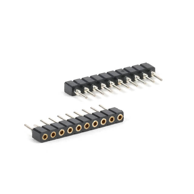 FEMALE HEADER 10PIN(1x10)2.00mm THT V/T MACHINE PIN - L-KLS1-209B-1-10-S-Y