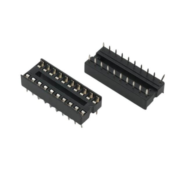 IC-SOCKET 20PIN DUAL WIPE 0.3"(7.62MM) - L-KLS1-216-20