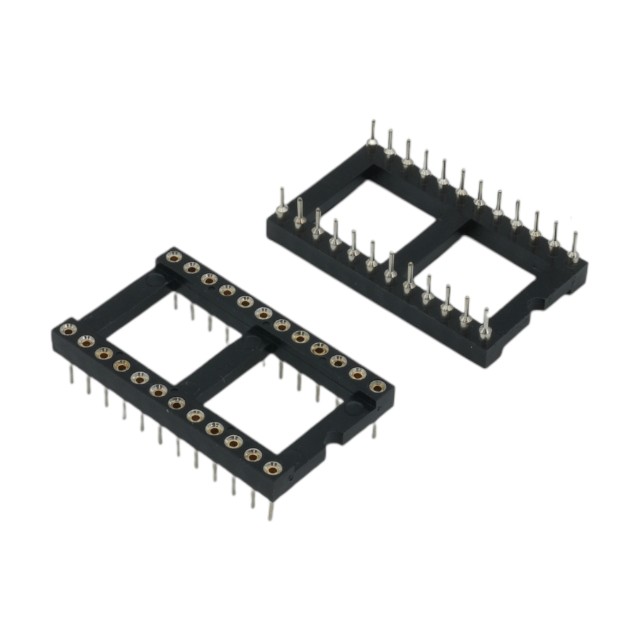 IC-SOCKET 24PIN PRECISION 0.6"(15.24MM) TIN W/O - L-KLS1-217-24-Y-2