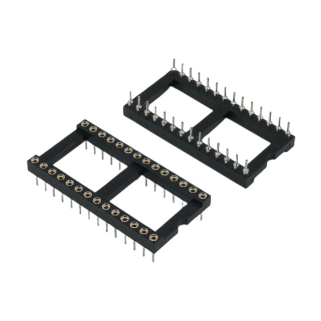 IC-SOCKET 28PIN PRECISION 0.6"(15.24MM) TIN W/O - L-KLS1-217-28-Y-2