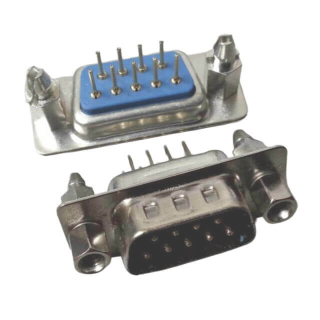 KLS ELECTRONIC L-KLS1-221C-09-M-L CONNECTOR DSUB 9PIN 180C MALE KLS