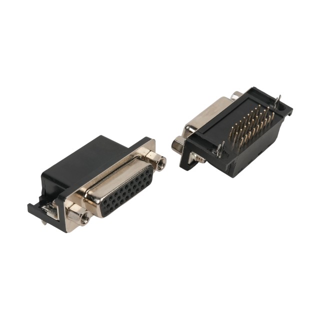 CONNECTOR DSUB 26PIN 3 ROW FEMALE BLACK - L-KLS1-315-26-F-B